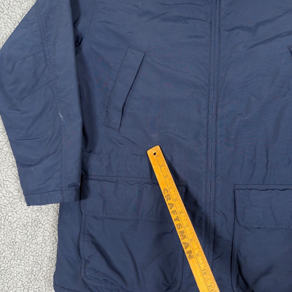 Lands End Classic Squall Bomber Jacket Women L Fleece Lined Polartec Vintage 90s - Picture 4 of 14